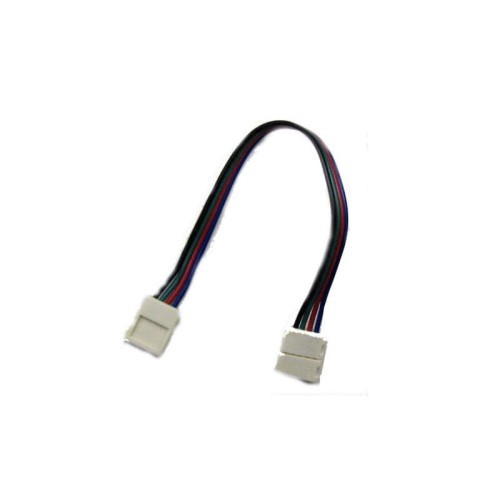 Złączka CLICK podwójna RGB 10mm + przewód