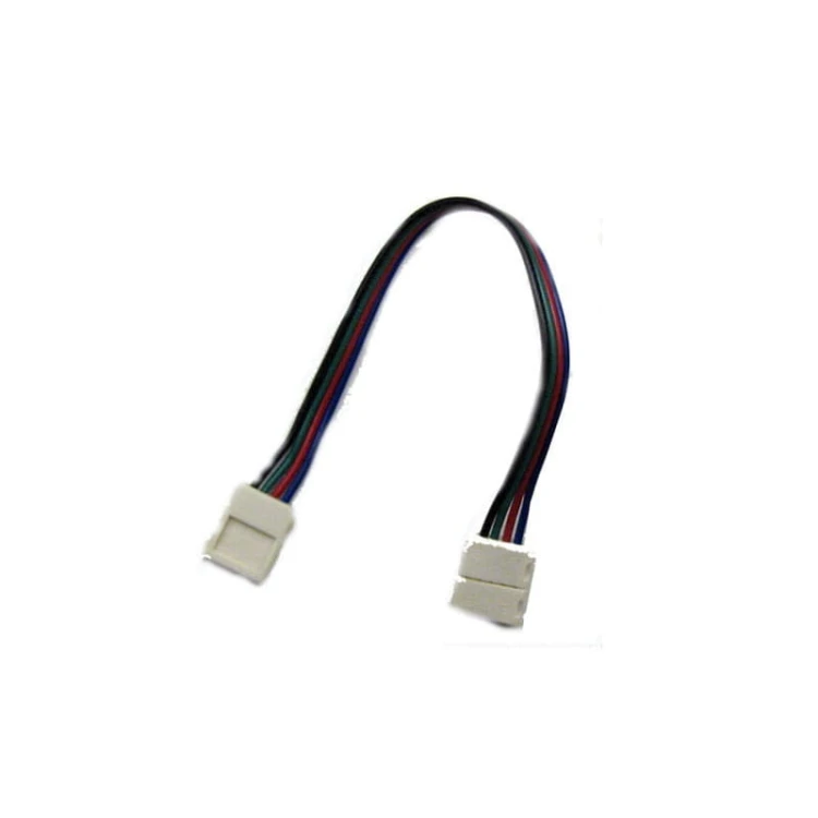 Złączka CLICK podwójna RGB 10mm + przewód