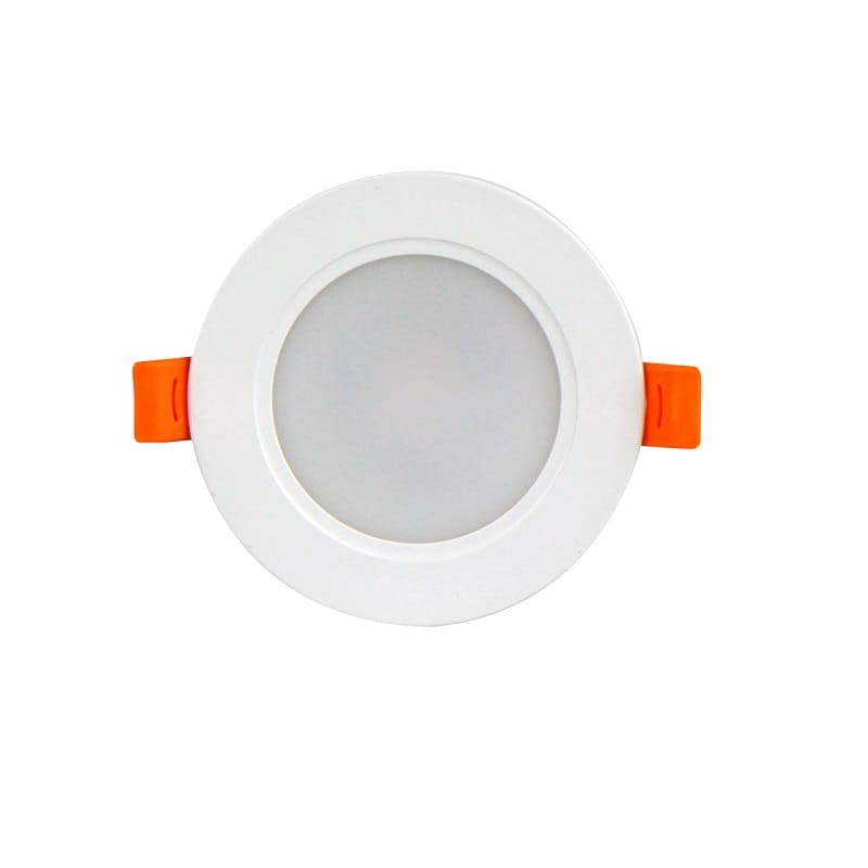 Panel podtynkowy plafon sufitowy okrągły 5W 230V biały ciepły _2