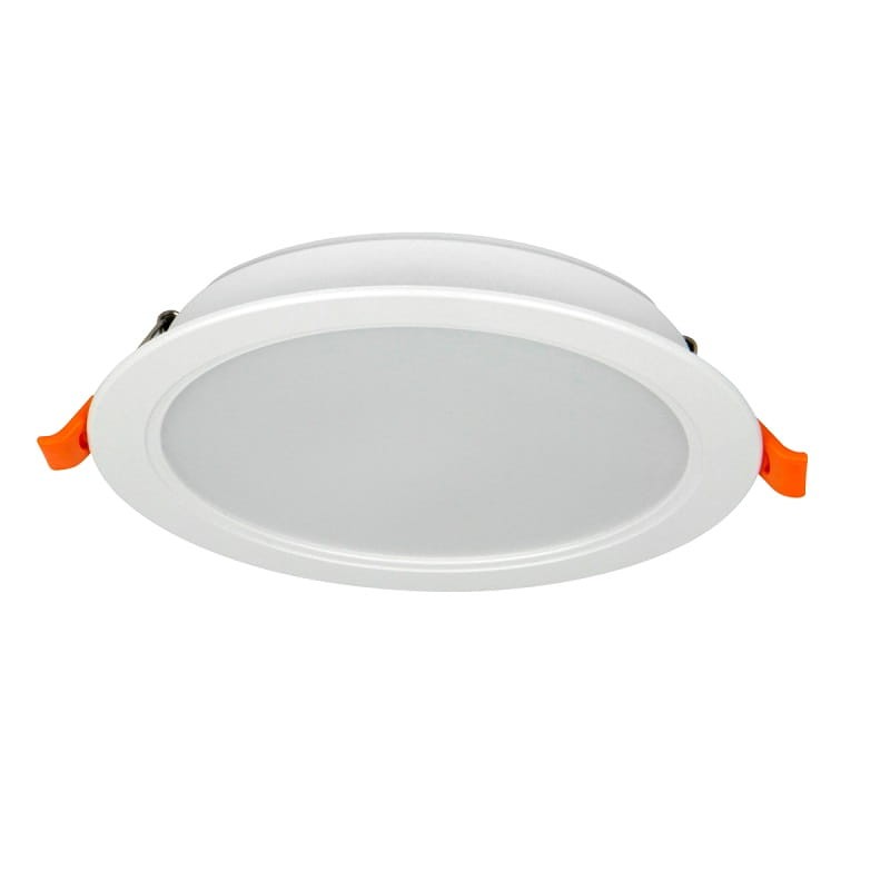 Panel podtynkowy plafon sufitowy okrągły 12W 230V biały ciepły_1