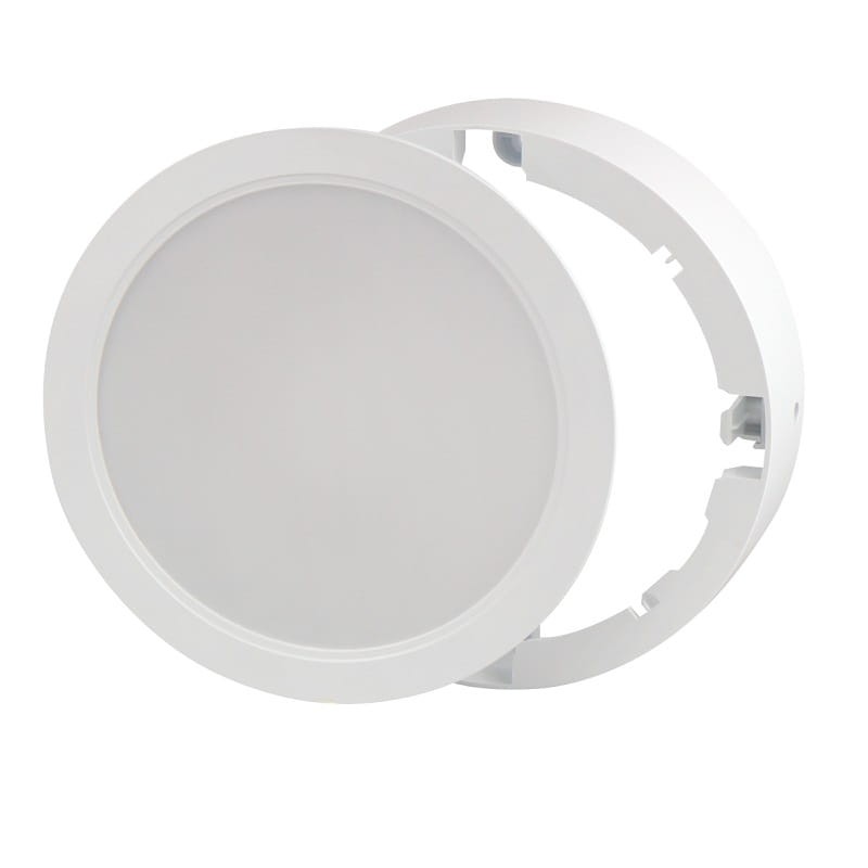 Panel podtynkowy plafon sufitowy okrągły 18W 230V biały neutralny_6