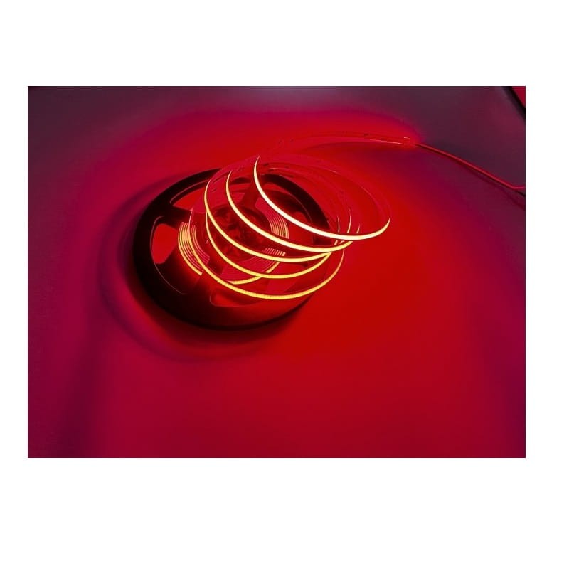 Taśma LED COB czerwona liniowa 480LED/m, 12V, rolka 5m_2