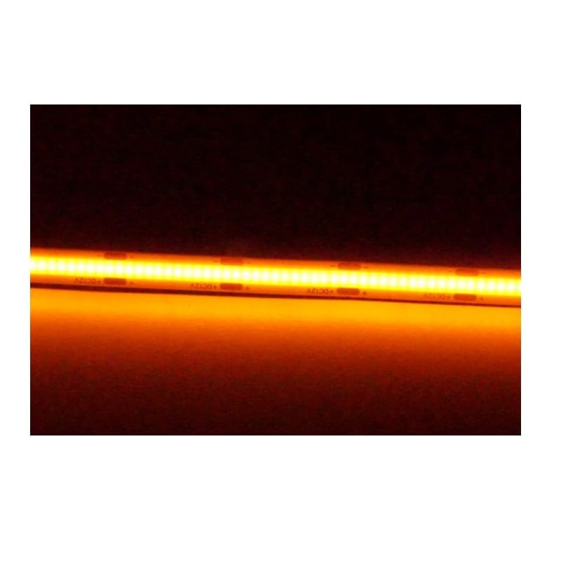 Taśma LED COB pomarańczowa liniowa 480LED/m, 12V, rolka 5m_1