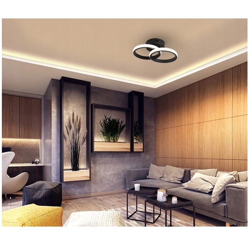 Żyrandol, lampa LED Nebula Lyra 13W 230V 4000K czarny_4
