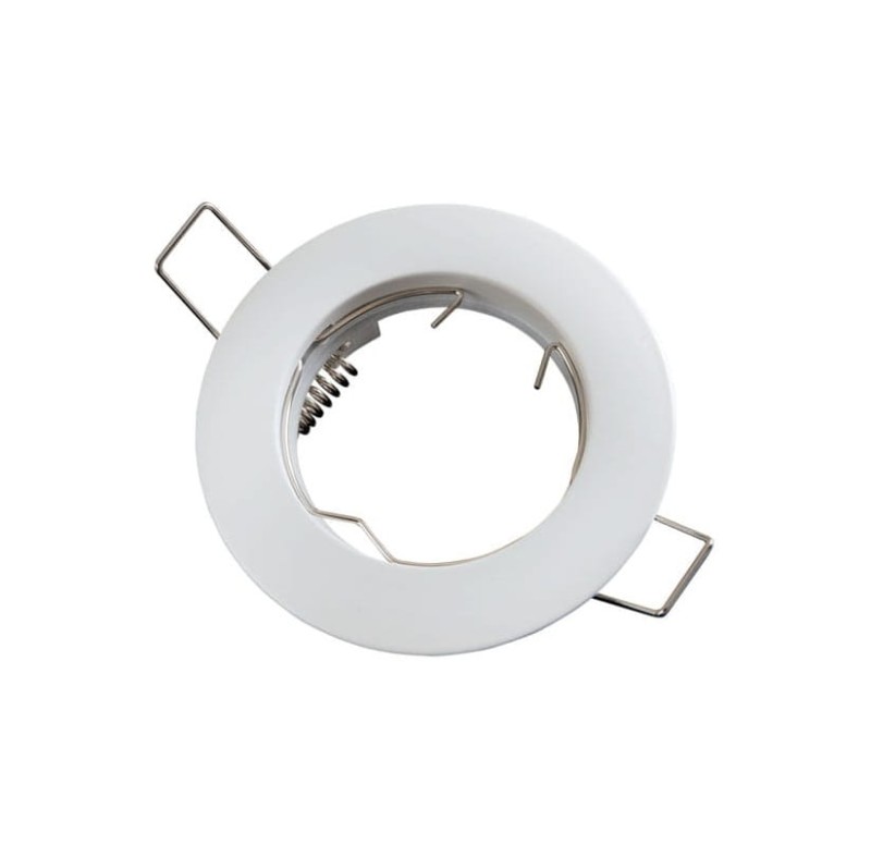 oprawa sufitowa okrągła stała biała