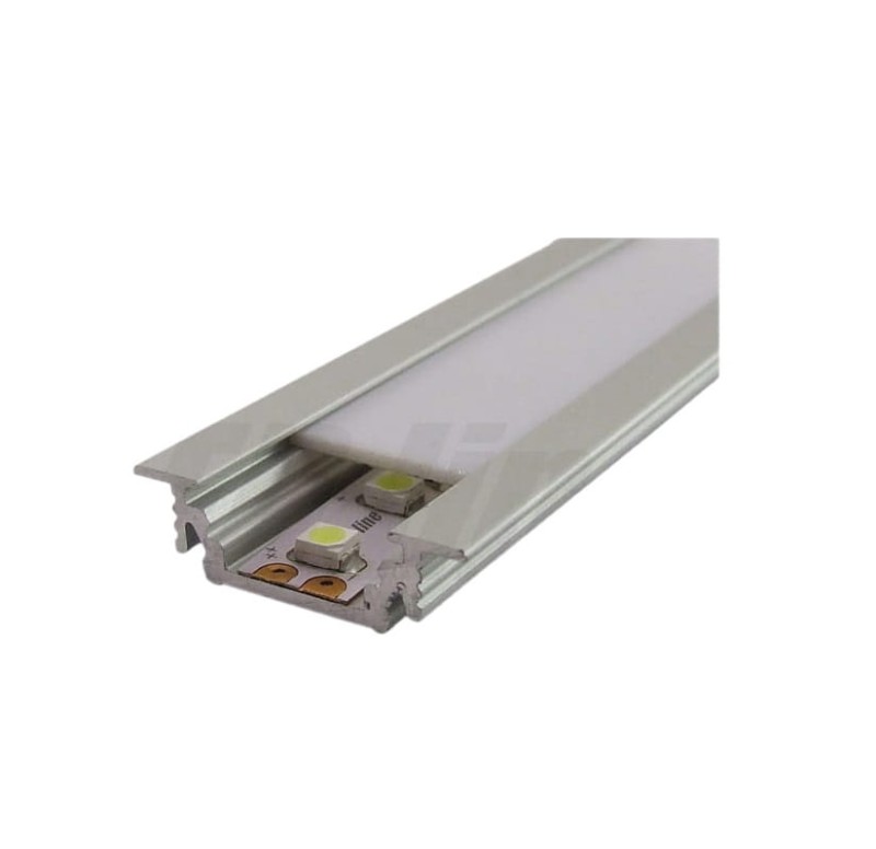 profil wpuszczany do taśmy led szybka mleczna