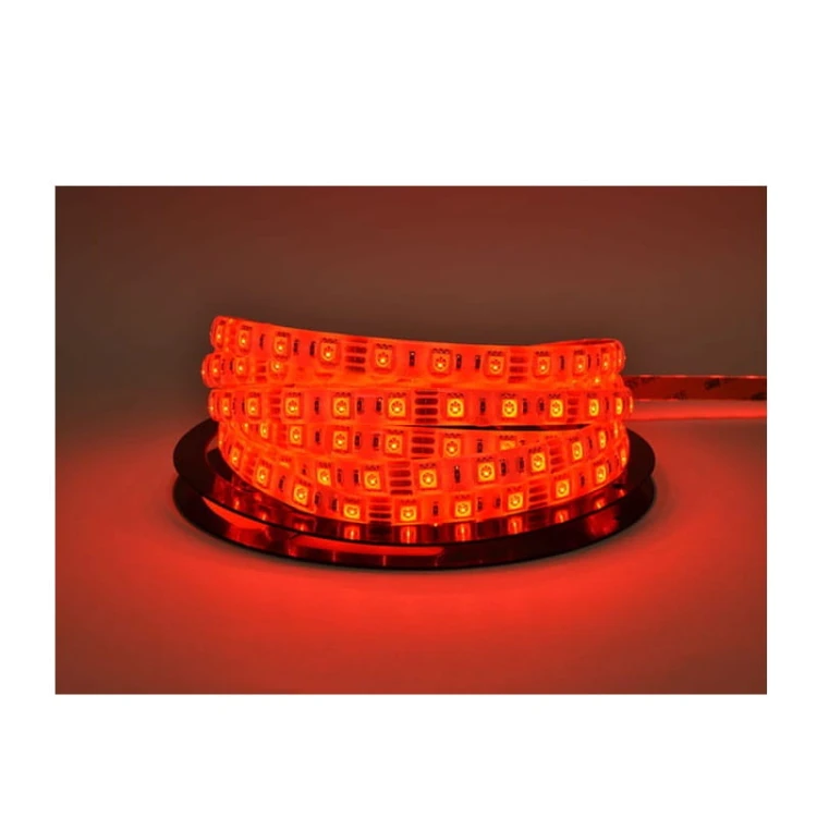 Taśma LED RGB 300 SMD 5060  IP65  5m 12V czerwony