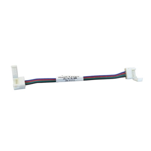 złączka CLICK podwójna do taśmy RGB 10mm w silikonie