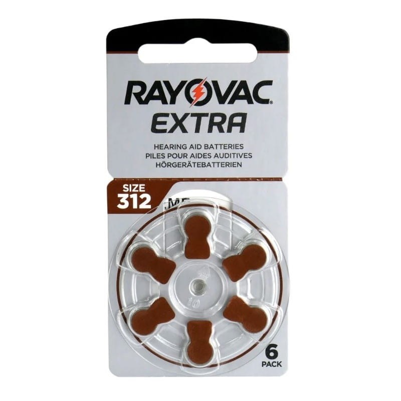 bateria do aparatów słuchowych rayovac extra 312