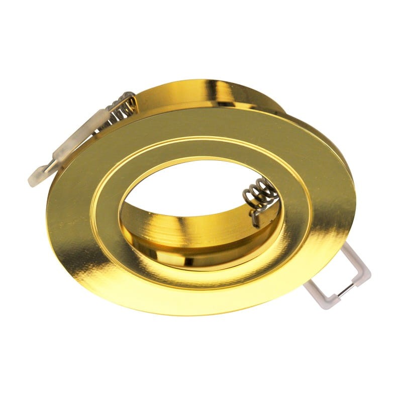 oprawa okrągła złota