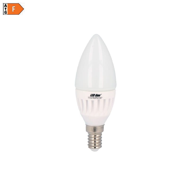 żarówka LED E14 7W biała ciepła świeczka C37