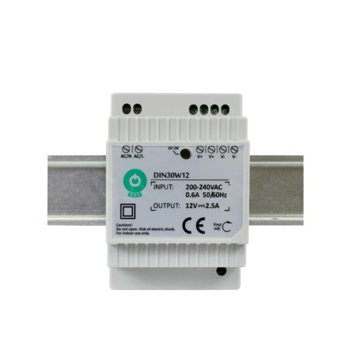 Zasilacz na szynę 30W 12V DIN  DIN30W12