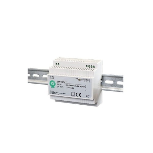 Zasilacz 100W 12V 8,3A na szynę DIN DIN100W12