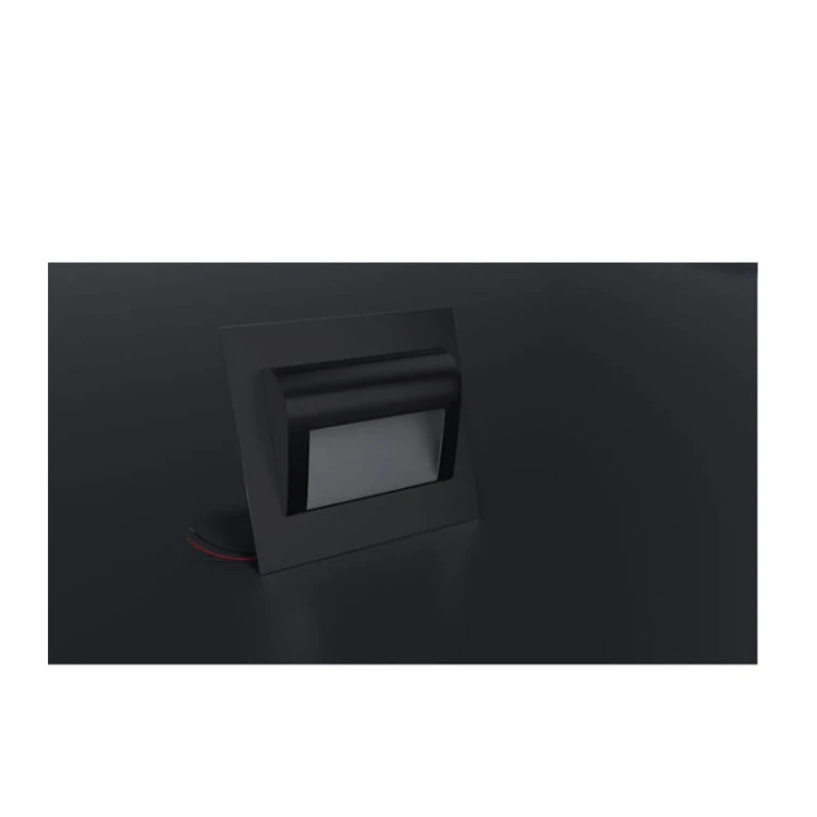 Oprawa schodowa LED 1,5W 12V czarna do puszki 60