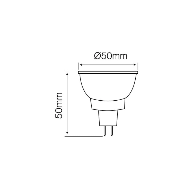 żarówka LED MR16 3W 12V 36° biała zimna_3