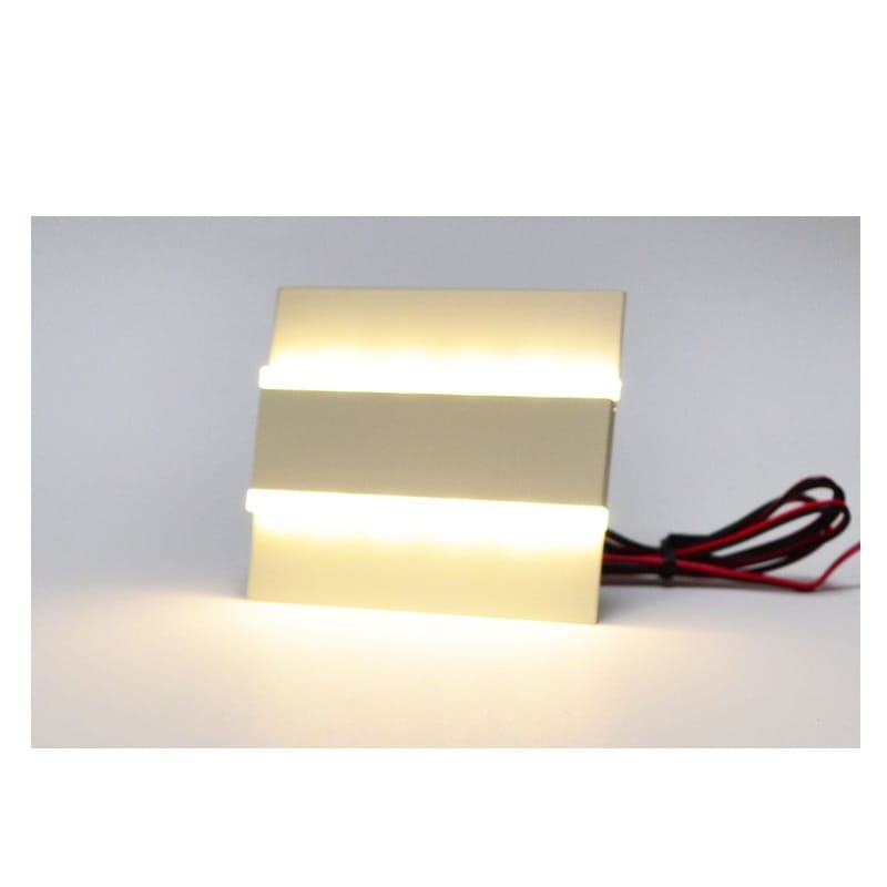 Oprawa schodowa Led 1,2W 230V biała barwa ciepła