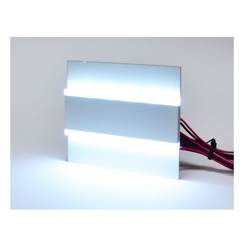 oprawa schodowa led 1,2W 230V biała barwa zimna