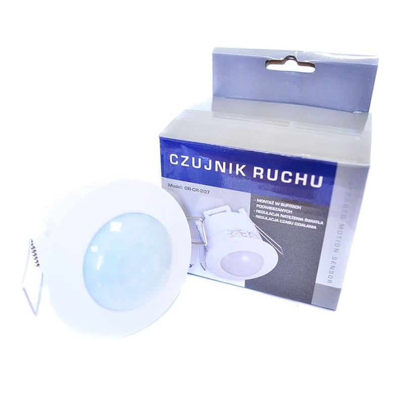 czujnik 360° wpuszczany OR-CR-207 podtynkowy