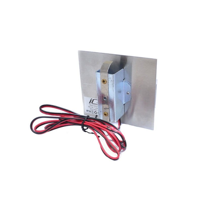 oprawa schodowa led 1,2W 12V inox do puszki