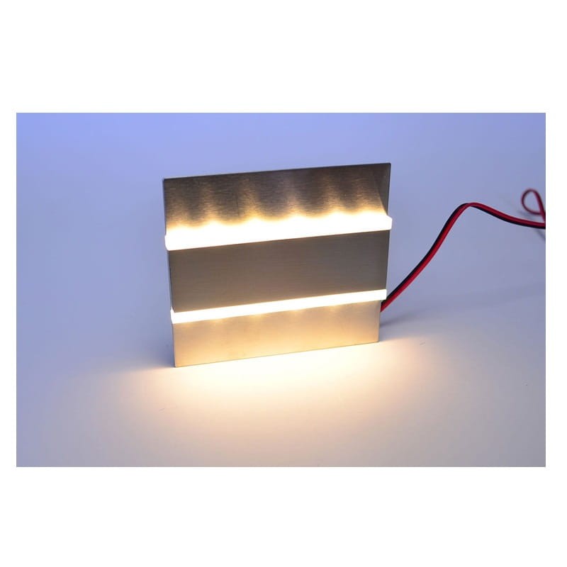 oprawa schodowa led 1,2W 12V inox barwa ciepła