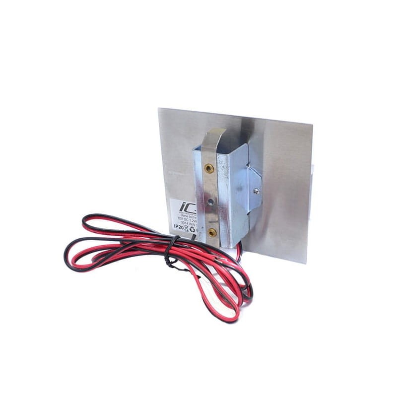 oprawa schodowa led 1,2W 230V inox do puszki