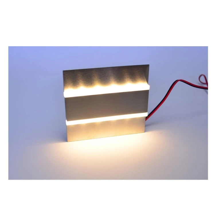 oprawa schodowa led 1,2W 230V inox barwa ciepła