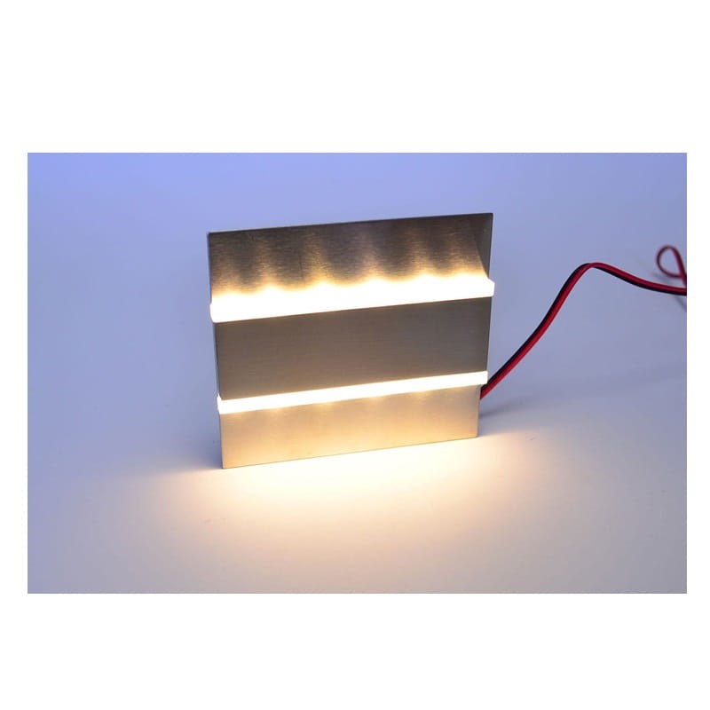 oprawa schodowa led 1,2W 230V inox barwa ciepła
