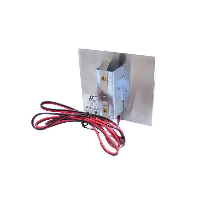 oprawa schodowa led 12V 1,2W inox  do puszki