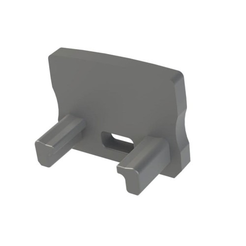 Zaślepka 1 sztuka do profilu nawierzchniowego Lumines typ A szara z otworem