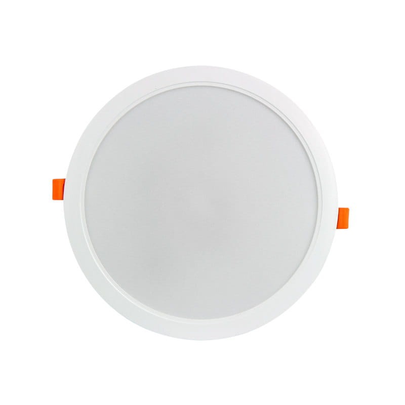 Panel podtynkowy plafon sufitowy okrągły 24W 230V biały ciepły_2