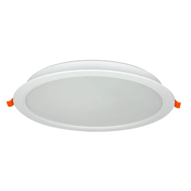Panel podtynkowy plafon sufitowy okrągły 24W 230V biały ciepły_1