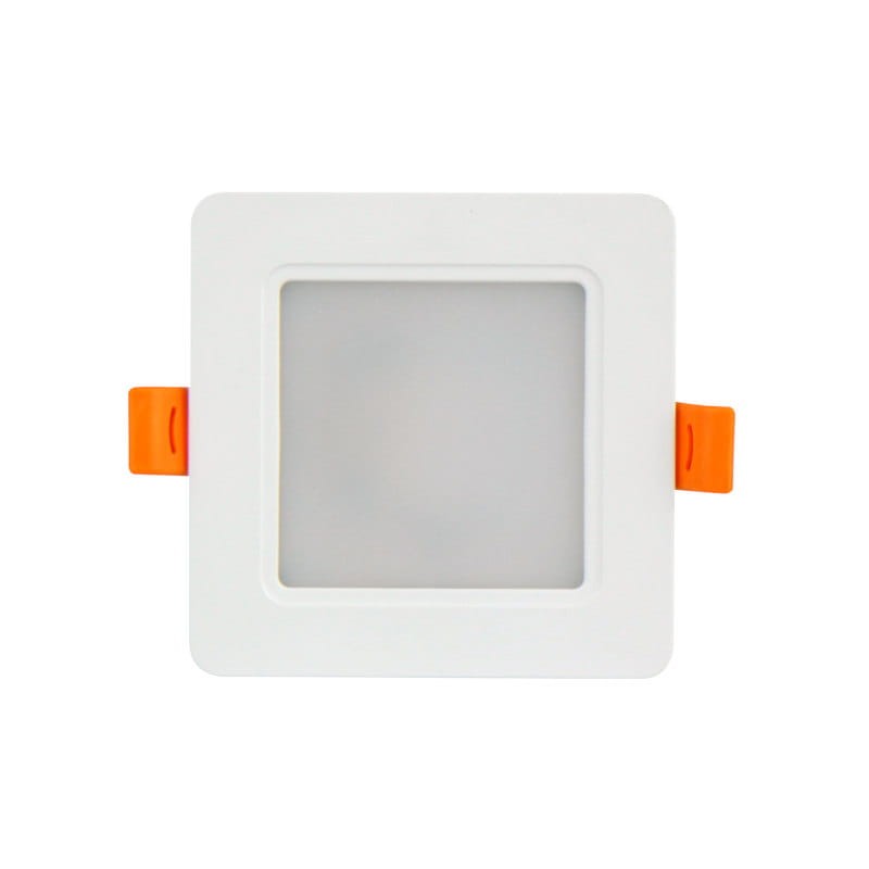 Panel podtynkowy plafon sufitowy kwadratowy 5W 230V biały ciepły_2