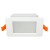 Panel podtynkowy plafon sufitowy kwadratowy 5W 230V biały neutralny_1