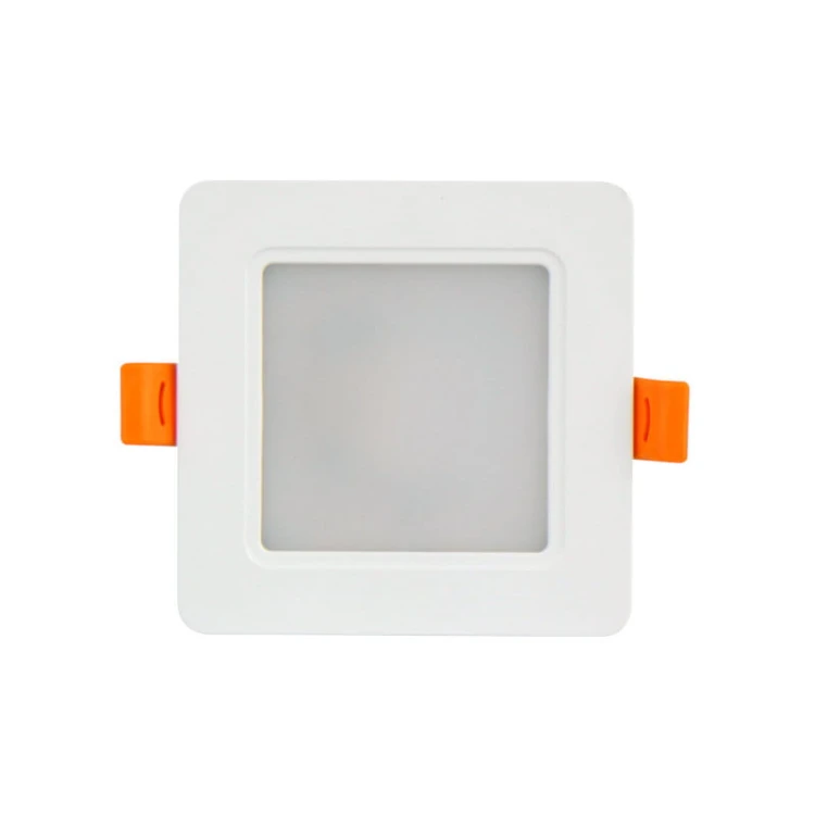 Panel podtynkowy plafon sufitowy kwadratowy 5W 230V biały neutralny_2