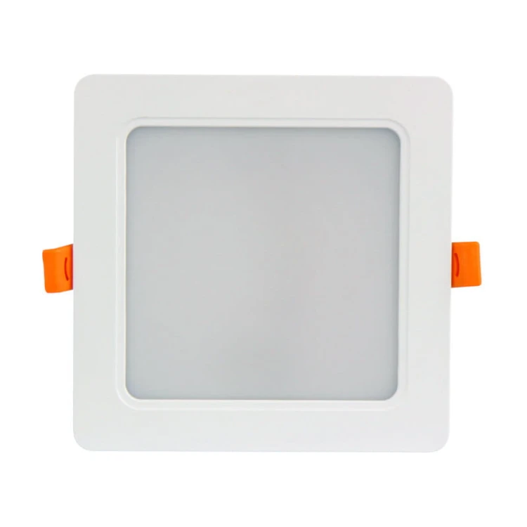 Panel podtynkowy plafon sufitowy kwadratowy 12W 230V biały ciepły_2