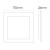 Panel podtynkowy plafon sufitowy kwadratowy 18W 230V biały neutralny_4