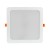 Panel podtynkowy plafon sufitowy kwadratowy 24W 230V biały neutralny_2