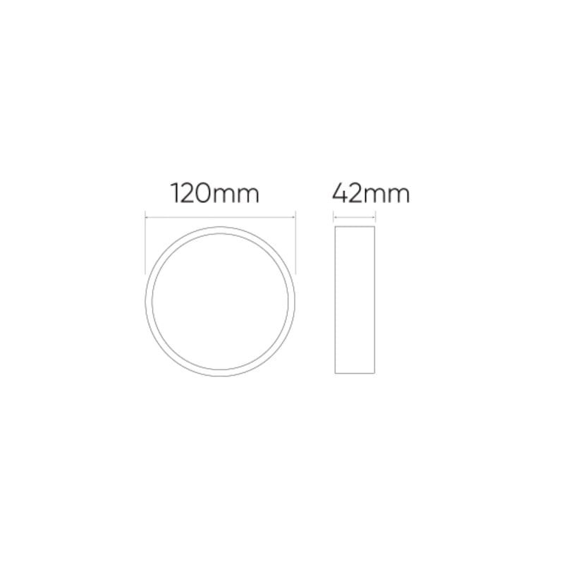 Ramka uniwersalna natynkowa do panelu 9W okrągłego podtynkowego_5