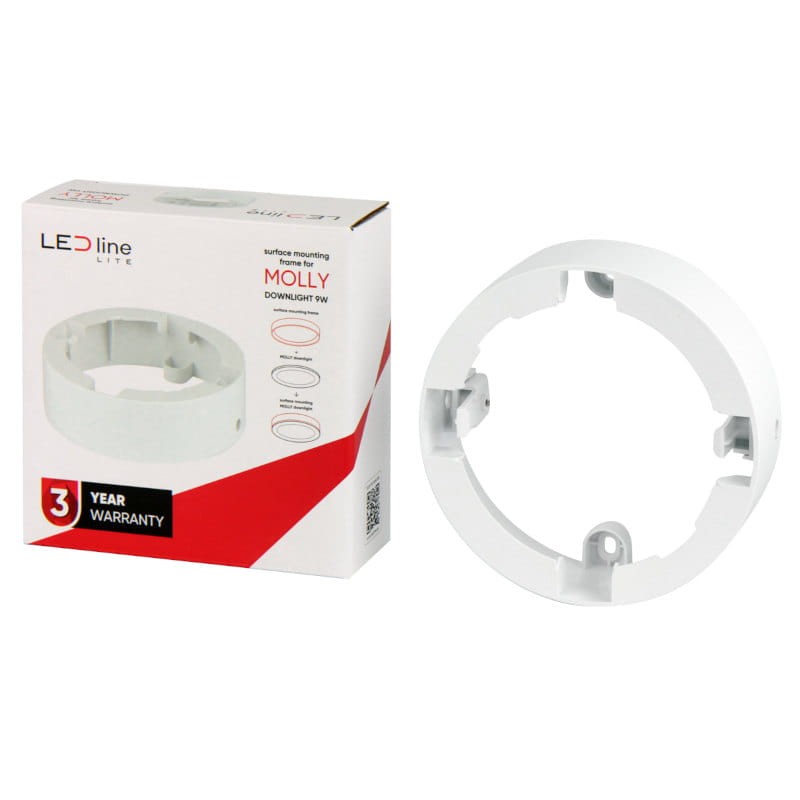 Ramka uniwersalna natynkowa do panelu 9W okrągłego podtynkowego