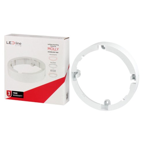 Ramka uniwersalna natynkowa do panelu 18W okrągłego podtynkowego 