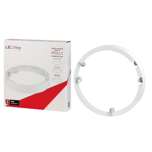 Ramka uniwersalna natynkowa do panelu 24W okrągłego podtynkowego 