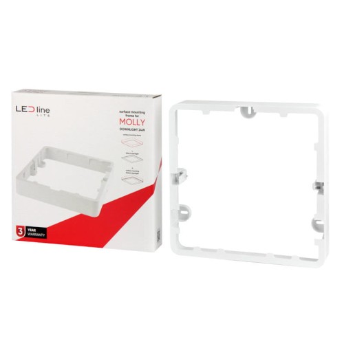 Ramka uniwersalna natynkowa do panelu 24W kwadratowego podtynkowego