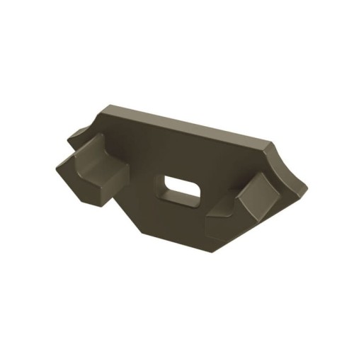 Zaślepka 1 sztuka do profilu narożnego Lumines typ C inox z otworem