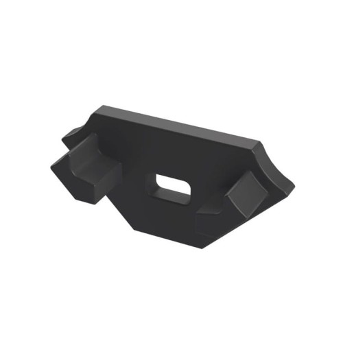 Zaślepka 1 sztuka do profilu narożnego Lumines typ C czarna z otworem