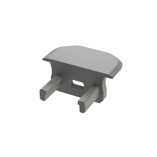 Zaślepka 1 sztuka do profilu wpuszczanego Lumines typ B szara okrągła z otworem