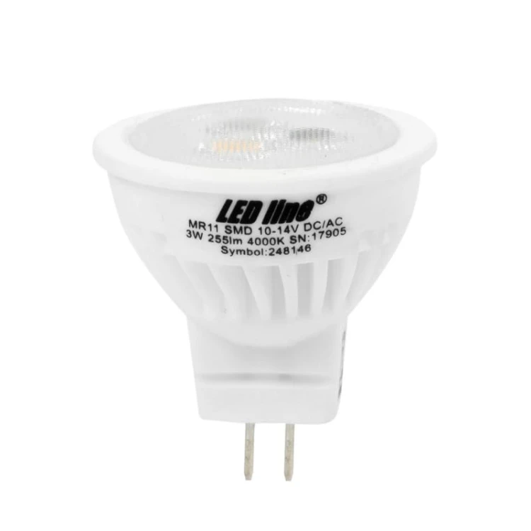 żarówka LED MR11 3W 12V 38° dzienna_2