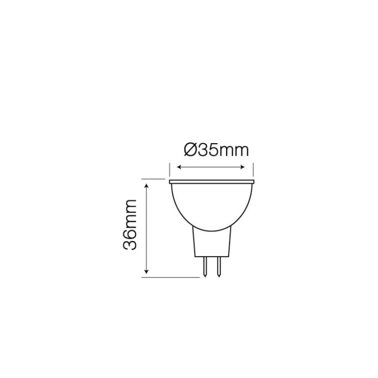 żarówka LED MR11 3W 12V 38° dzienna_3