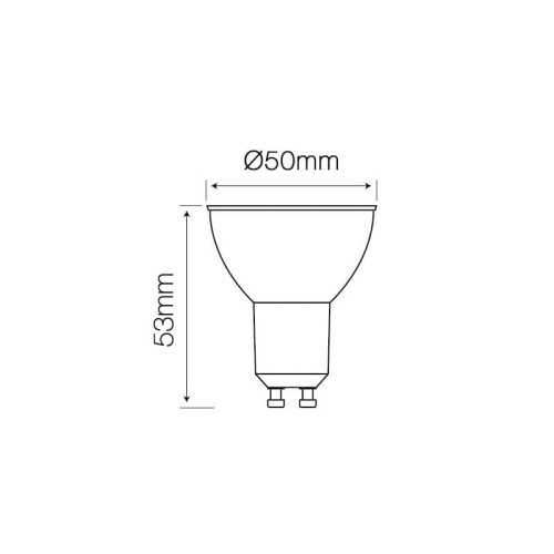 żarówka LED GU10 5W 50° biała dzienna 230V_2