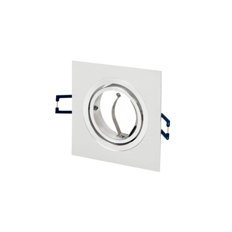 Oprawa kwadratowa ruchoma, aluminium - biała