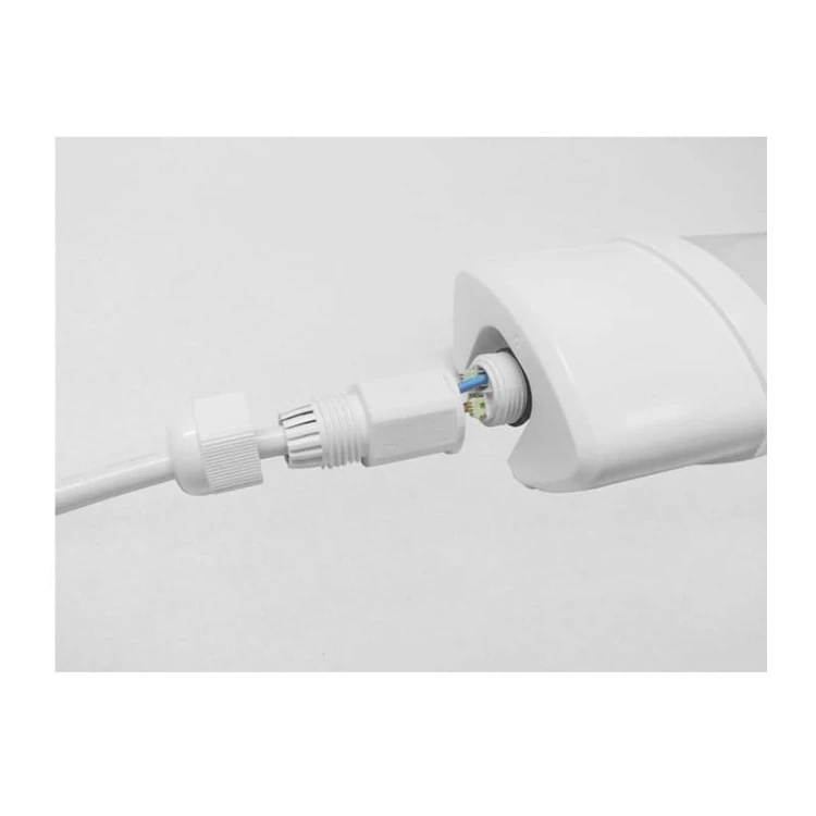Lampa LED TRI-PROOF IP65 70W 8400lm hermetyczna 185-265V AC 4000K biała dzienna LEDOM podłączenie